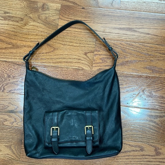 Fossil leather shoulder bag - Picture 1 of 8